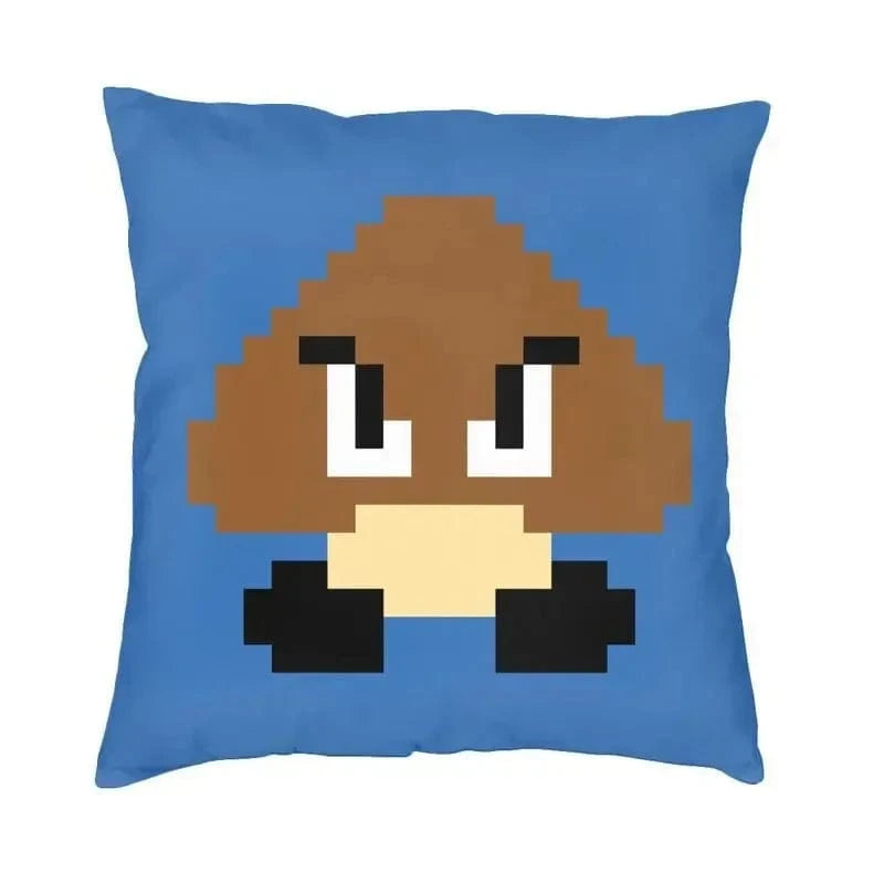 Mario Cushion Cover - Pixelated Goomba