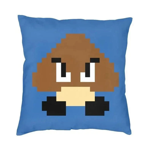 Mario Cushion Cover - Pixelated Goomba