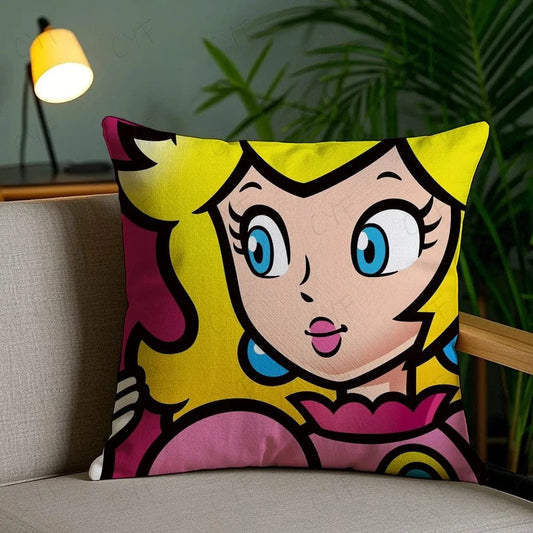Mario Cushion Cover - Princess Peach