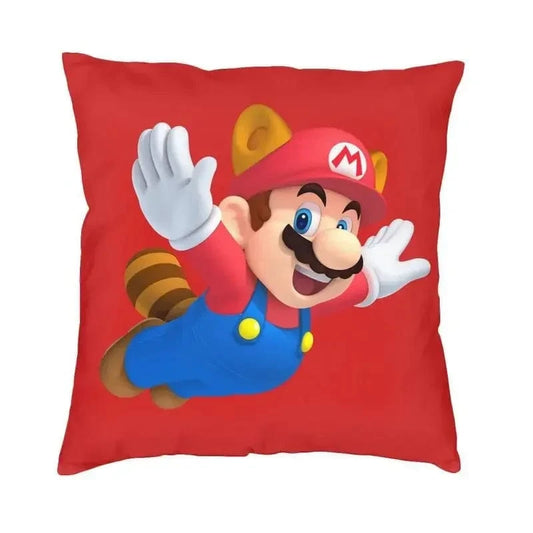 Mario Tanuki Cushion Cover