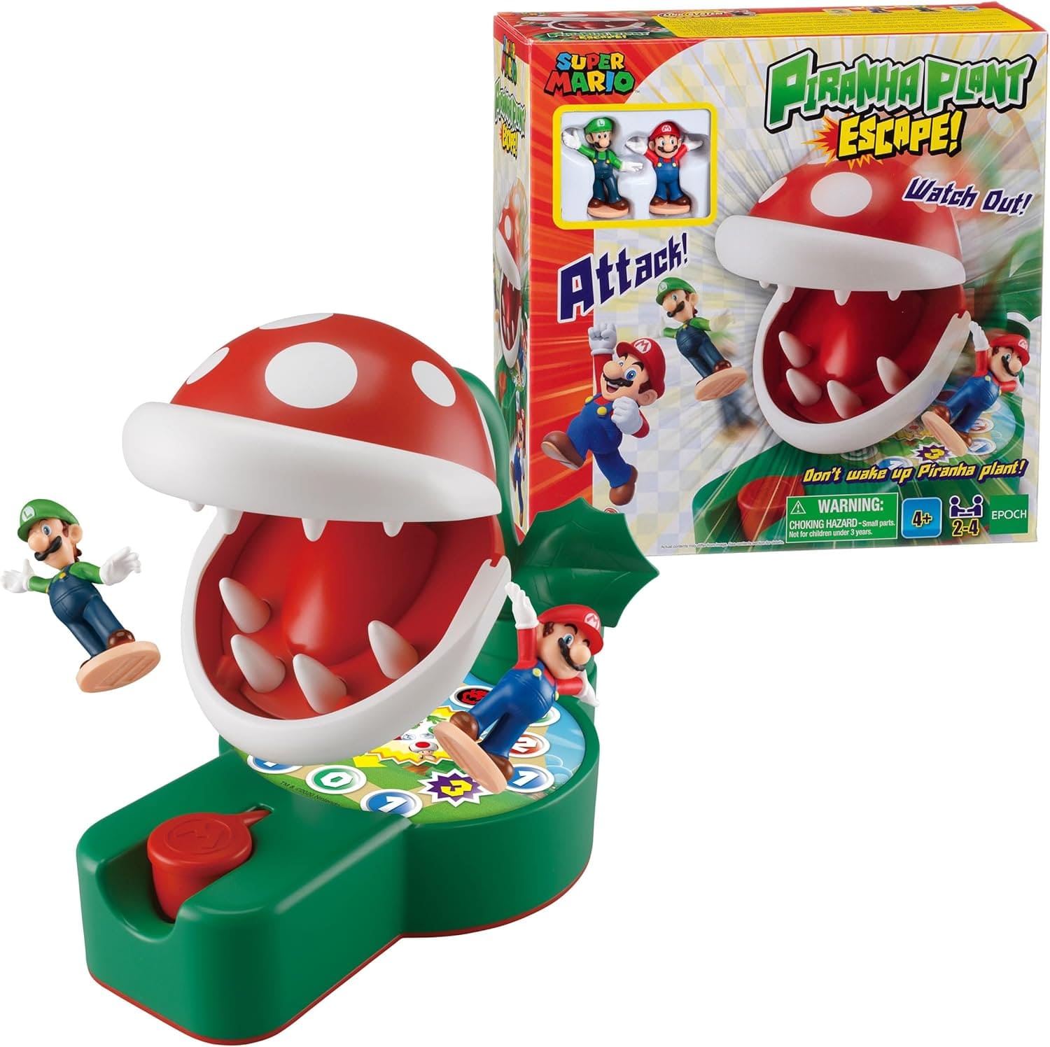 Jeu de Societe Super Mario - Piranha Plant Escape