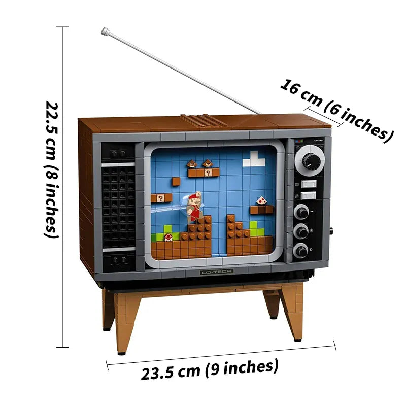 Lego Mario - Téléviseur Rétro et Console NES - 2646 Pièces