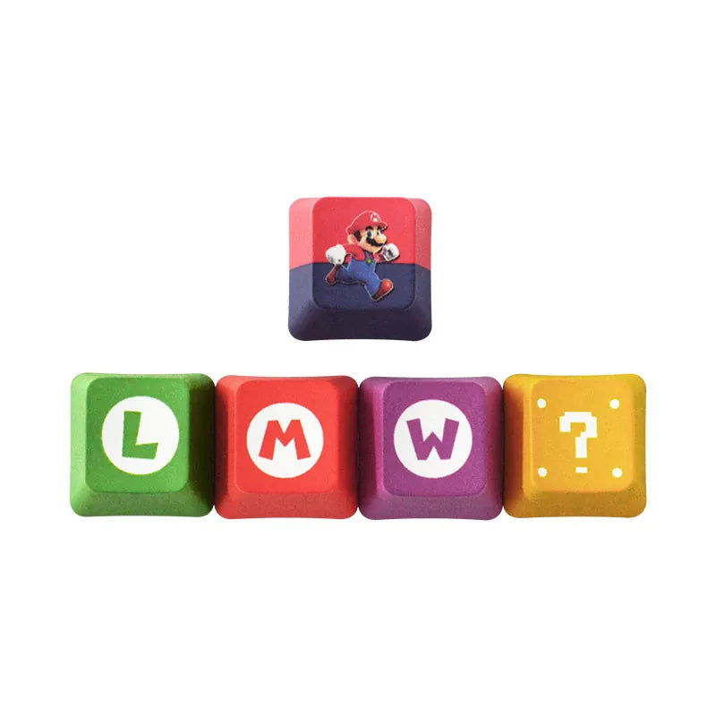 Lot de 5 Keycaps Mario - Touches de Clavier