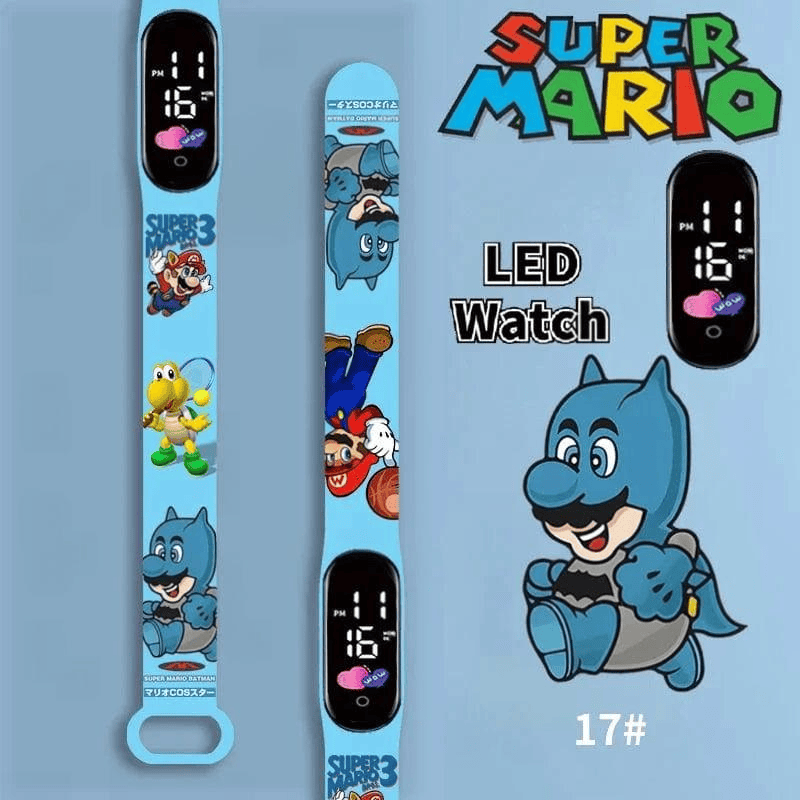 Montre Digitale Mario - Déguisé en Batman