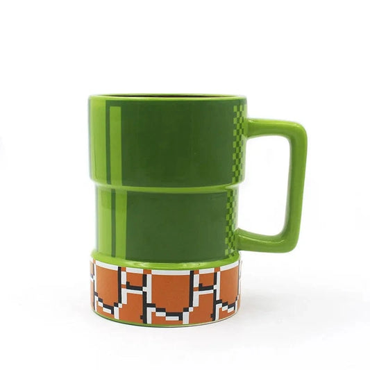 Mug Mario - Tuyau Vert Effet Pixel