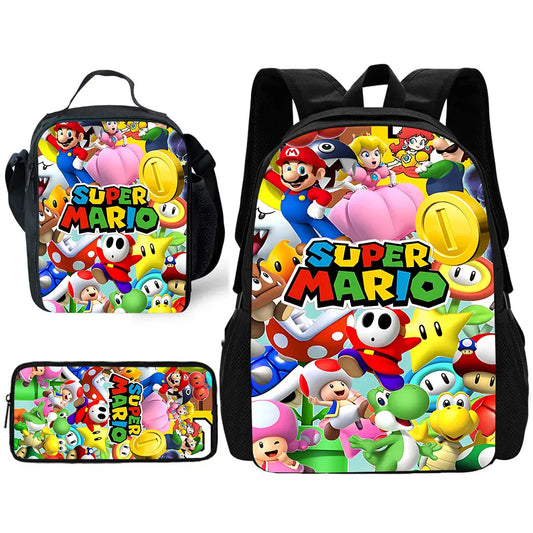Pack Scolaire Mario - Le Royaume Champignon au Complet