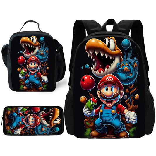 Pack Scolaire Mario - Plante Piranha
