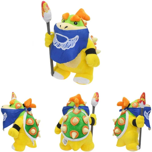 Peluche Mario - Bowser Jr avec Bandana Bleu - 22cm
