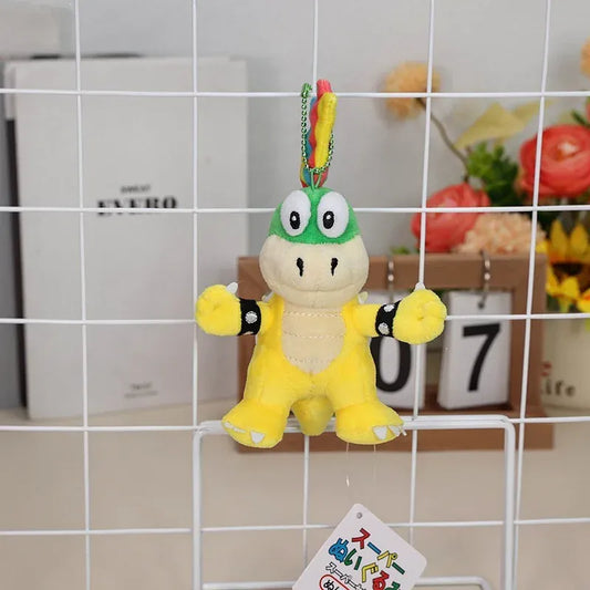 Peluche Mario - Lemmy Koopa Crête Arc-en-Ciel - 13cm