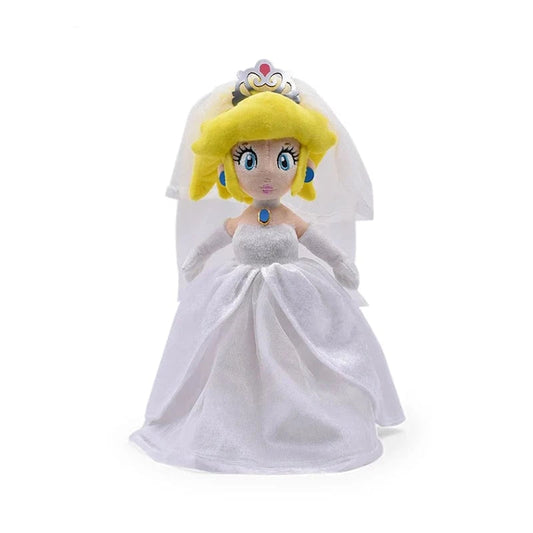 Peluche Mario - Peach Robe de Mariée Blanche - 34cm