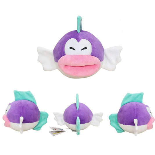 Peluche Mario - Poisson Violet "Cheep Chomp" - 14cm