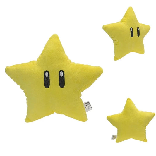 Peluche Mario - Super Etoile Jaune - 20cm