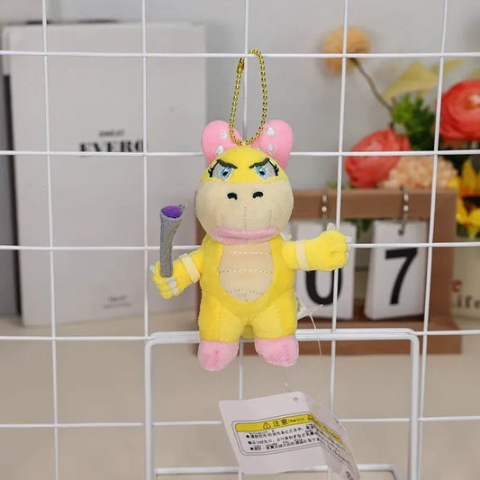 Peluche Mario - Wendy O. Koopa au Nœud Rose - 13cm