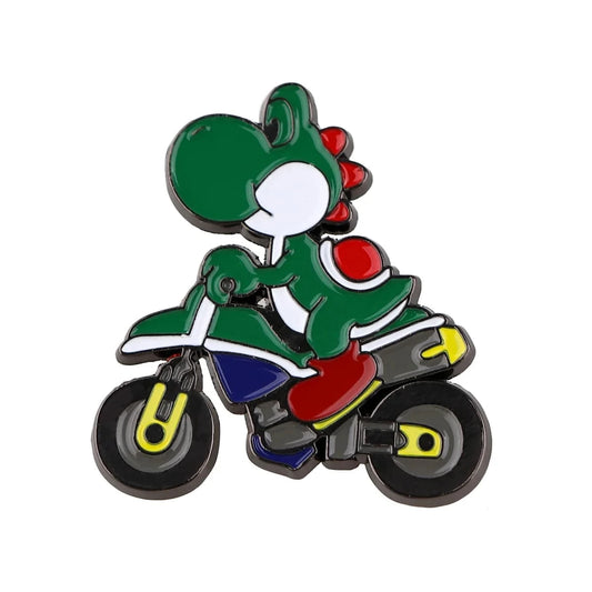 Pin's Mario Kart - Yoshi en Moto