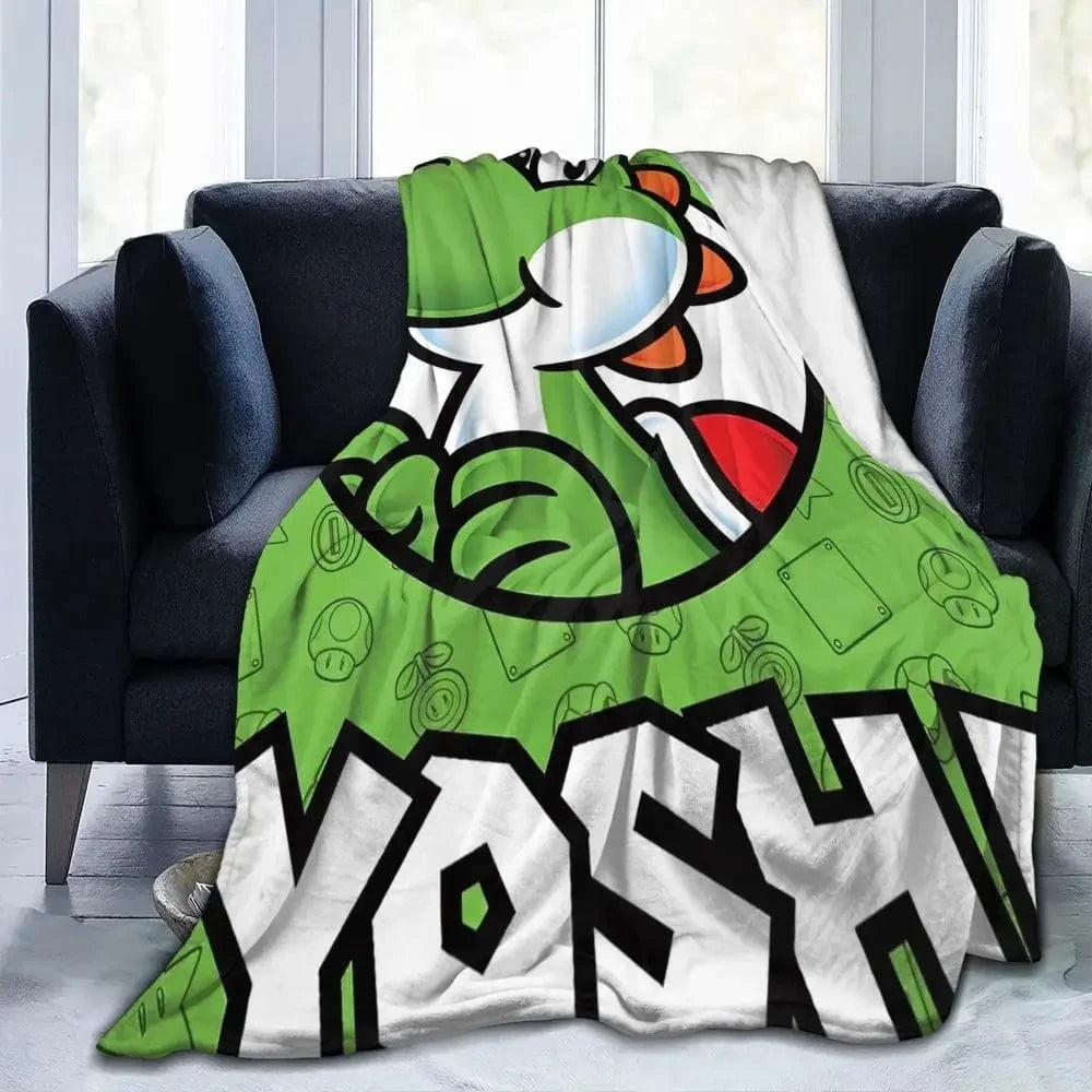 Plaid Dinosaure Vert Mario - Yoshi