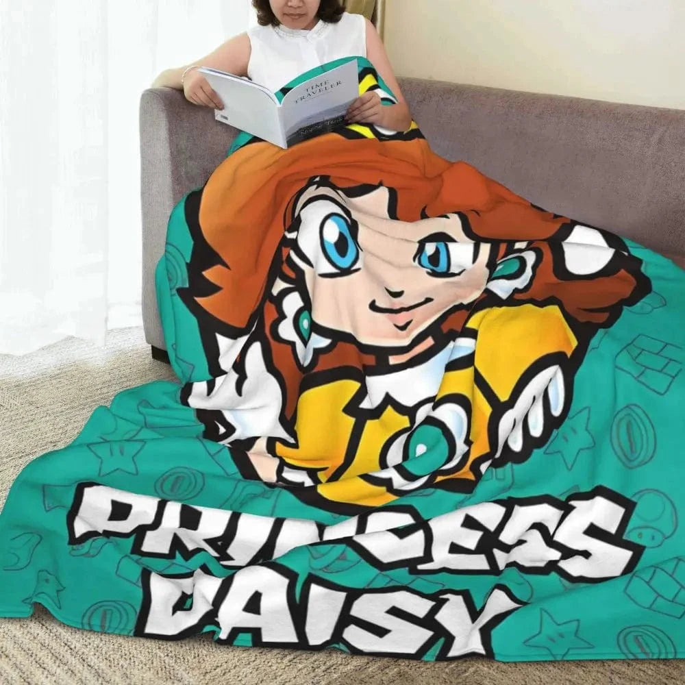 Plaid Mario - Princesse Daisy