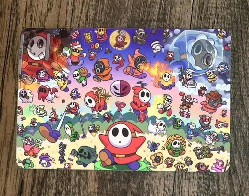 Plaque Décorative Mario en Métal - Maskass "Shy Guy"