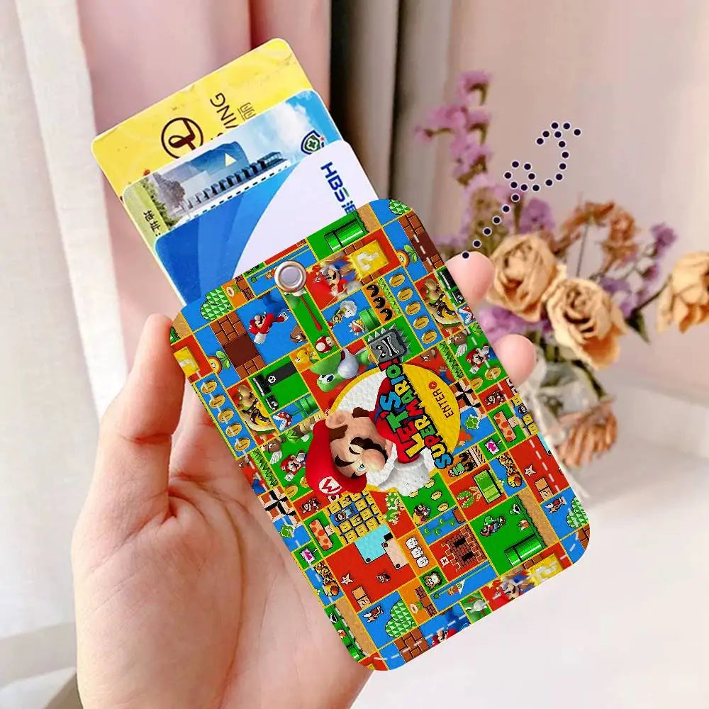 Porte-Cartes Mario - Carte du Royaume en Pixels