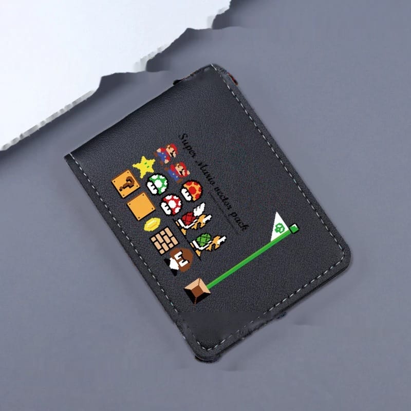 Porte-Cartes Mario - Pixel Art Rétro