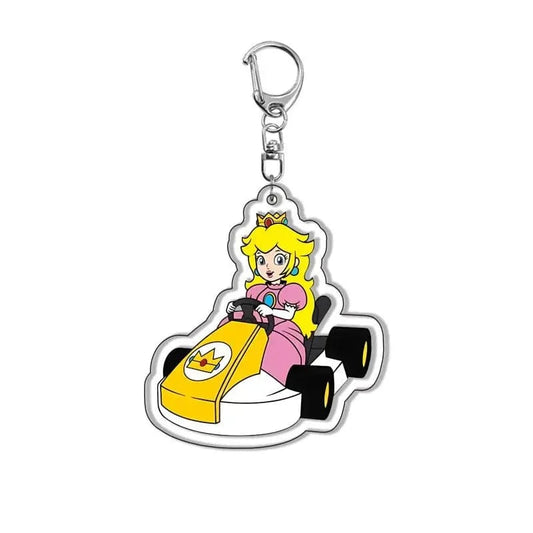 Porte-Clé Mario Kart - Princesse Peach en Karting