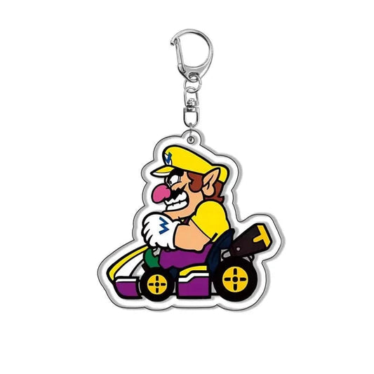 Porte-Clé Mario Kart - Wario en Karting