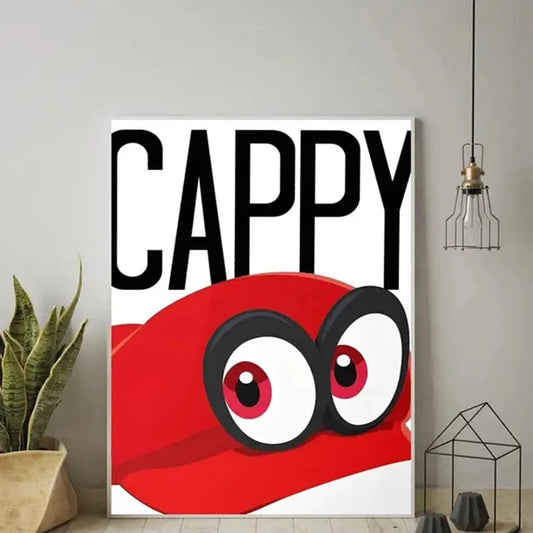 Poster Mario - Chapiforme "Cappy"