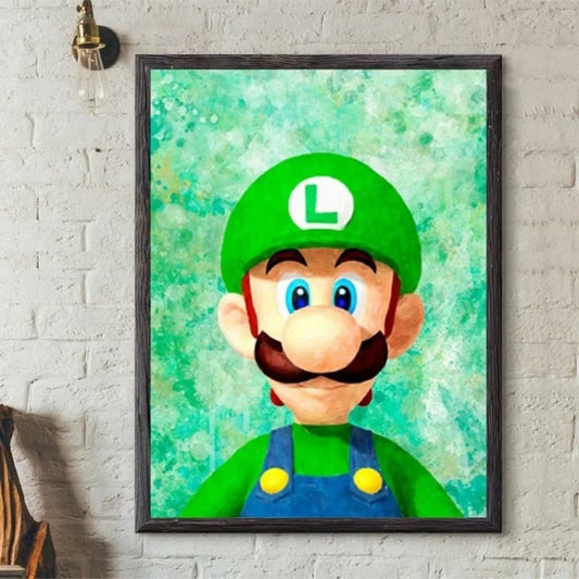 Poster Mario - Luigi Aquarelle