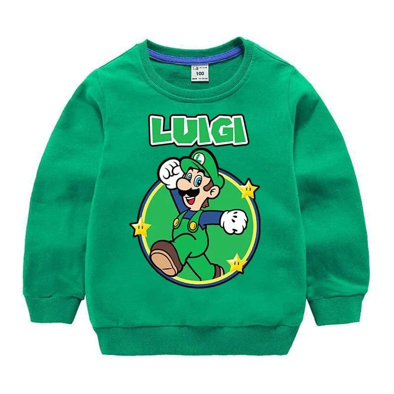 Children's Mario sweater - Luigi - 3 colors