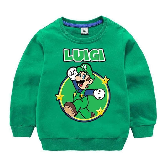 Children's Mario sweater - Luigi - 3 colors