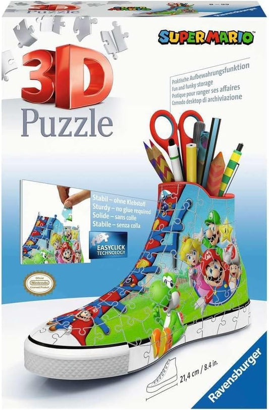 Puzzle Mario 3D - en Forme de Chaussure