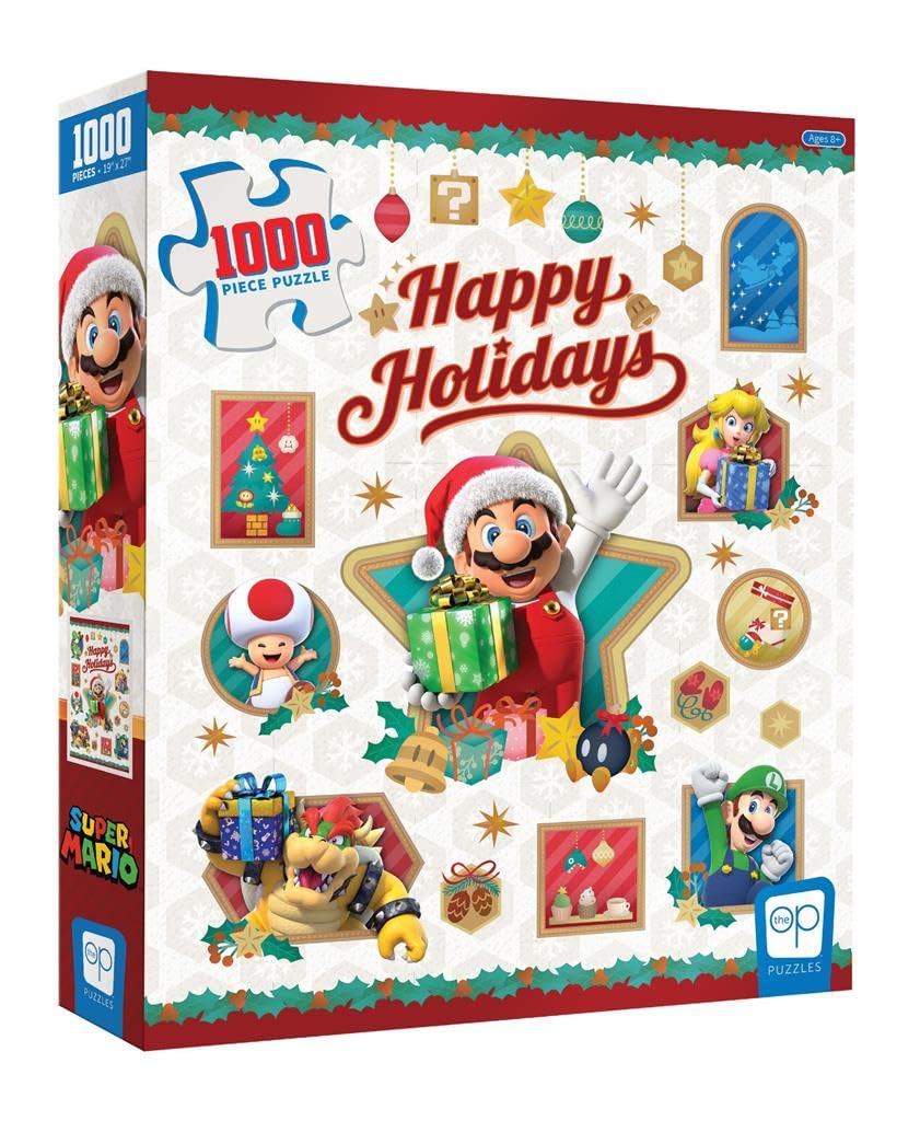 Puzzle Super Mario - Édition Noël - 1000 Pièces