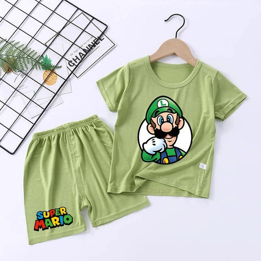 Pyjama Enfant Mario - Luigi