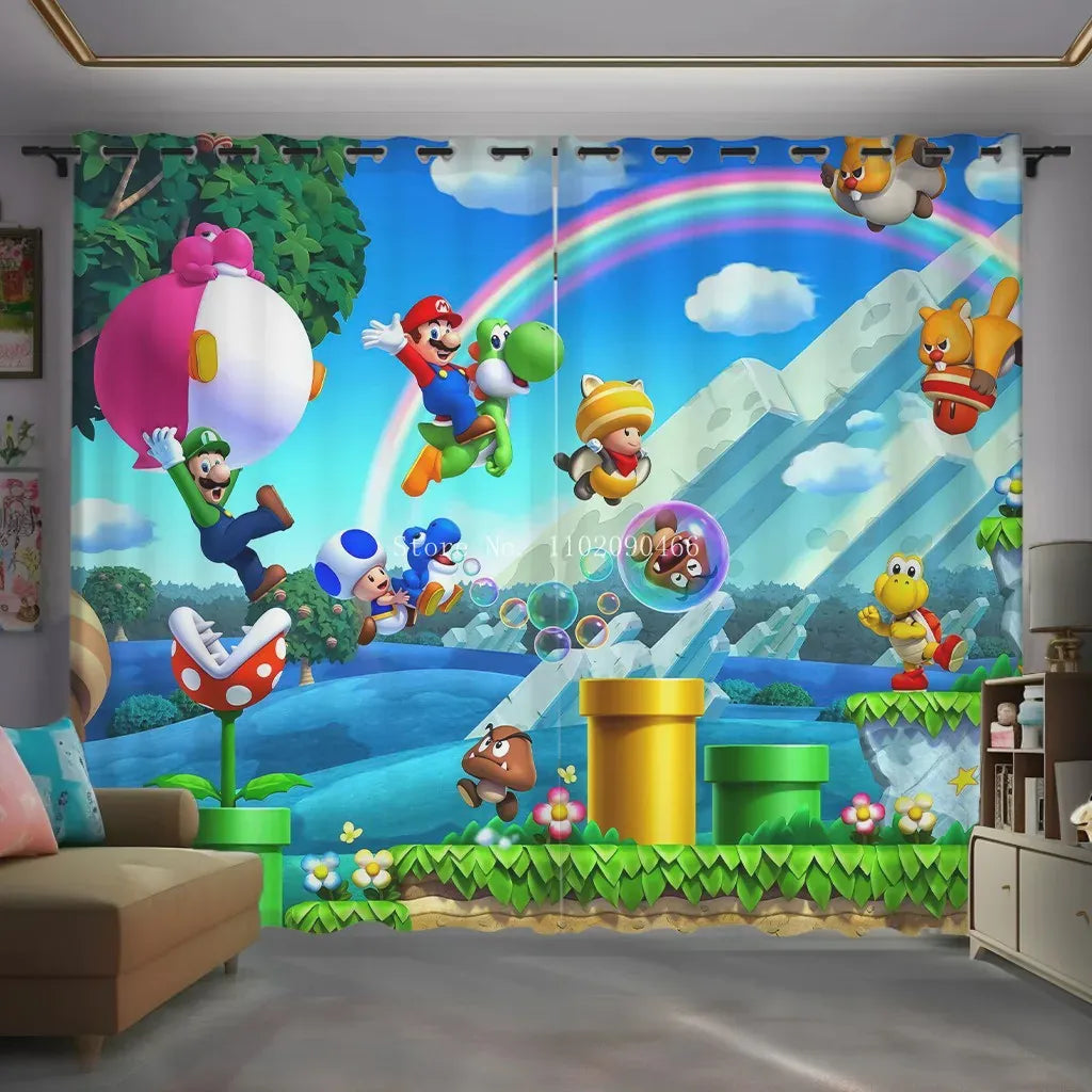 Rideau Mario - Le Monde Arc-en-Ciel