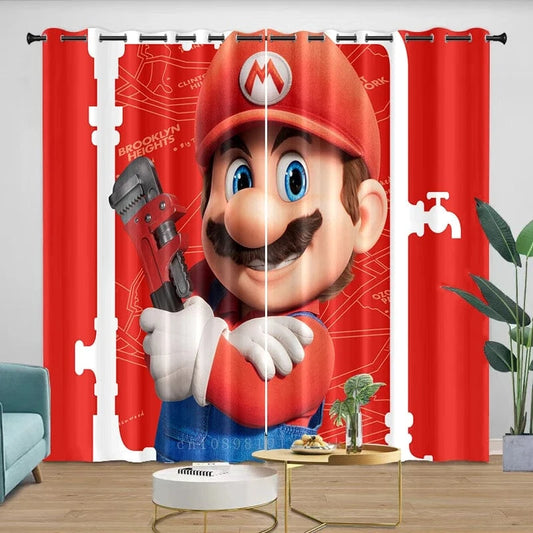 Rideau Mario Rouge