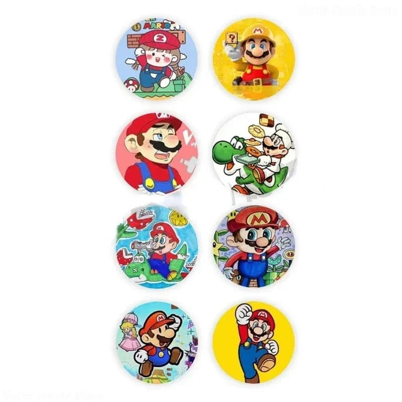 Rouleau de 500 Autocollants Mario