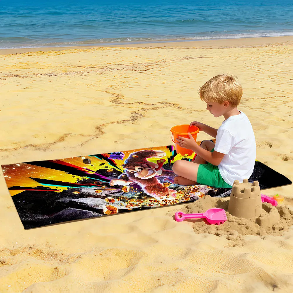 Serviette de Plage Mario - Donkey Kong Bananza