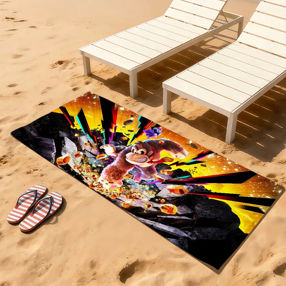 Serviette de Plage Mario - Donkey Kong Bananza