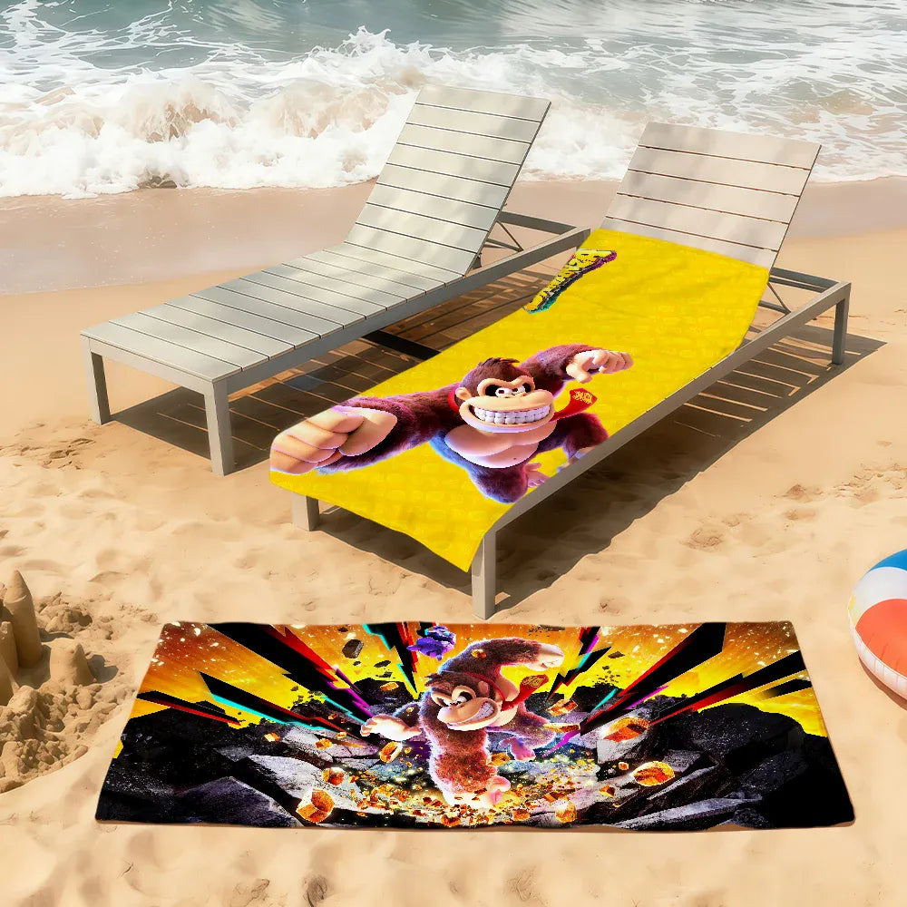 Serviette de Plage Mario - Donkey Kong Bananza