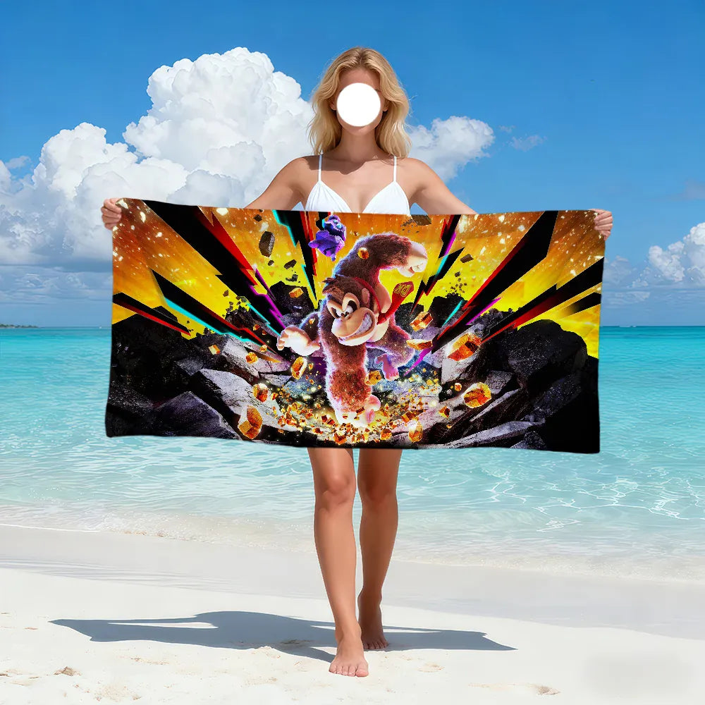 Serviette de Plage Mario - Donkey Kong Bananza