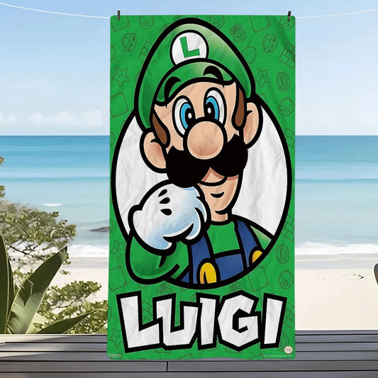 Mario - Luigi Beach Towel