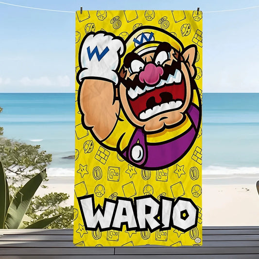 Mario - Wario Beach Towel