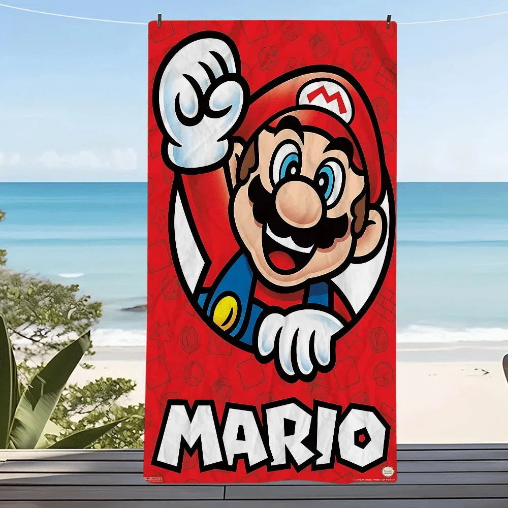 Super Mario Beach Towel
