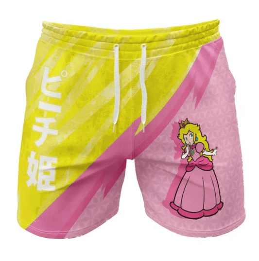 Short de Plage Mario - Princesse Peach