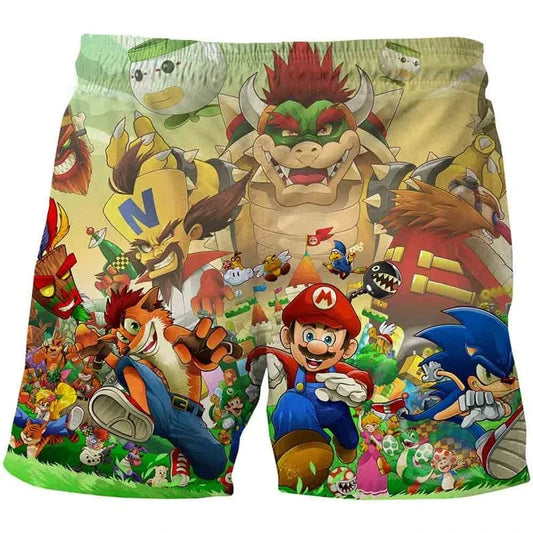 Short Mario vs Sonic vs Crash Bandicoot