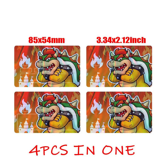 Sticker Carte Bancaire Mario - Bowser