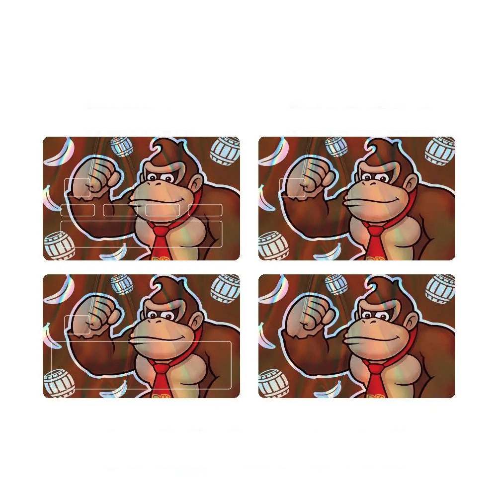 Sticker Carte Bancaire Mario - Donkey Kong