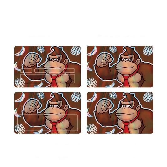 Sticker Carte Bancaire Mario - Donkey Kong