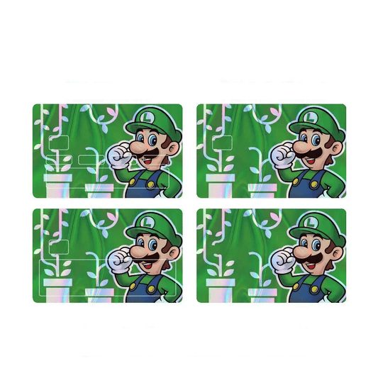 Sticker Carte Bancaire Mario - Luigi