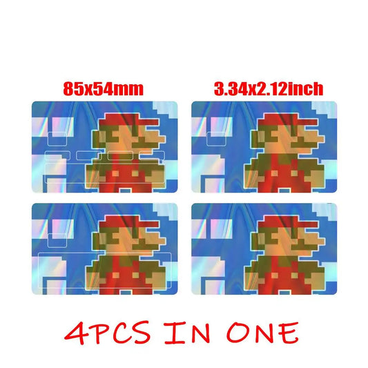 Sticker Carte Bancaire Mario - Mario Pixel 8-Bit