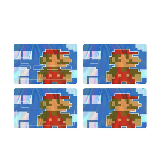 Sticker Carte Bancaire Mario - Mario Pixel 8-Bit